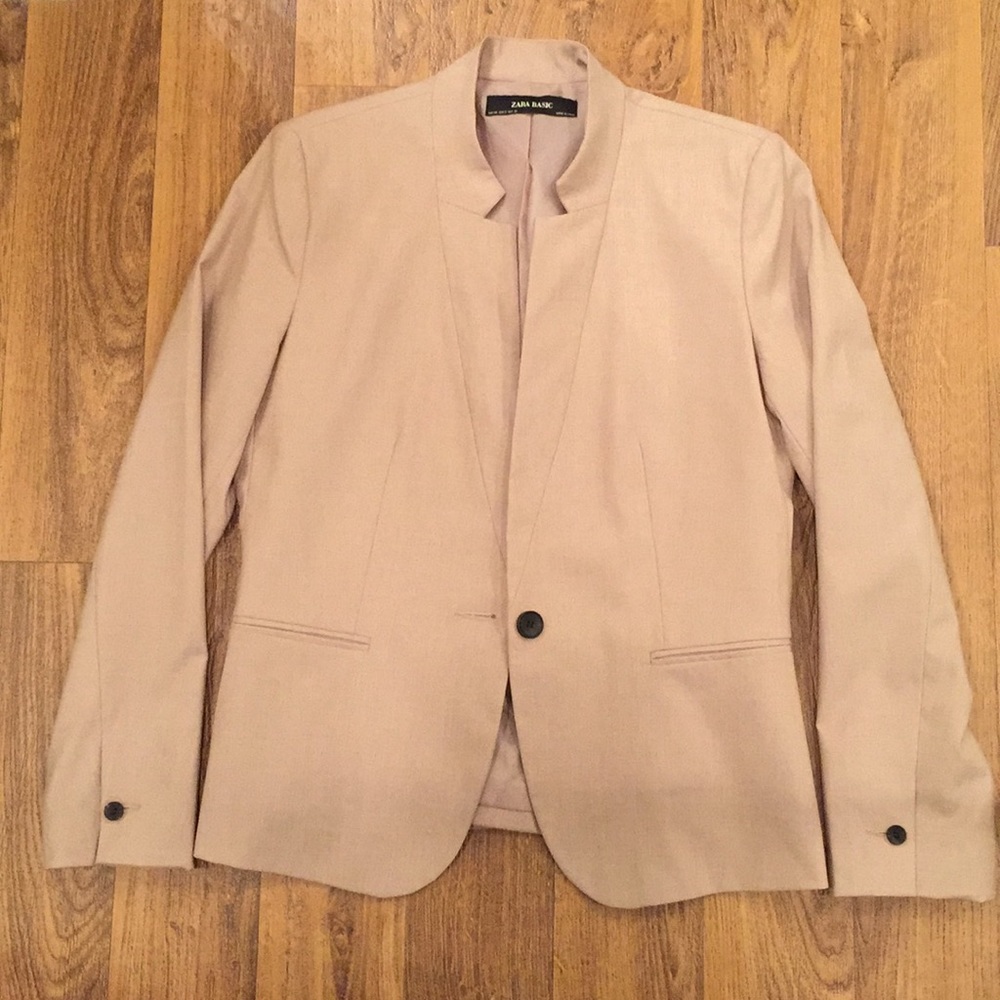 Zara Neutral Colored Blazer